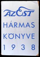 1938 Az Est hármas könyve. Bp, Est Lapkiadó. Kiadói papírkötésben, kissé szakadt papírborítóban, de egyébként jó állapotban.