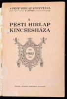 1927 A Pesti Hírlap Kincsesháza, megviselt papírborítóval, hiányos, szakadozott, ragasztott, 477/478...