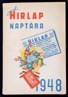 1948 A Hirlap Naptára, Bp., Légrády Testvérek. Jó állapotban.