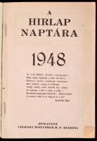 1948 A Hirlap Naptára, Bp., Légrády Testvérek. Jó állapotban