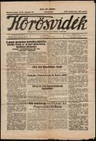 1935 Békéscsaba, Körösvidék független keresztény politikai napilap XVI. évfolyam 140. szám