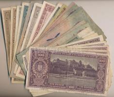 40db-os vegyes magyar pengő bankjegy tétel T:III-IV