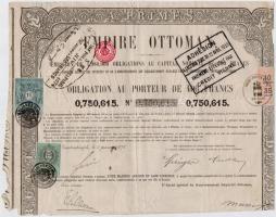 Ausztria / Bécs 1897. "Bécsi Közlekedési Bizottság" jelzálogkötvény 2000K-ról, szelvényekk...