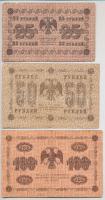 Szocialista Szövetségi Szovjet Köztársaság 1918. 25R + 50R + 100R + 500R + 1000R + 1923. 100R T:III,...