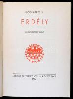 Kós Károly: Erdély. Bp., 1988, Szépirodalmi könyvkiadó. Hasonmás kiadás. Kiadói egészvászon kötés. Jó állapotban.