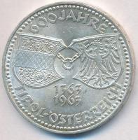 Ausztria 1963. 50Sch Ag Tirol 600 éve egyesült Ausztriával T:1-,2 Austria 1963. 50 Schilling Ag 600th Anniversary-Union with Tirol C:AU,XF