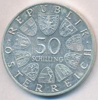 Ausztria 1966. 50Sch Ag "150 éves az Osztrák Nemzeti Bank" T:2 apró ph. 
Austria 1966. 50...
