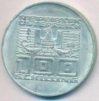 Ausztria 1975. 100Sch Ag "20 éves az Államszerződés" T:1- ph. 
Austria 1975. 100 Schillin...