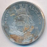 1936. 2P Ag "Liszt Ferenc" T:2 hátlapon szennyeződés, ph.
Adamo P7.3