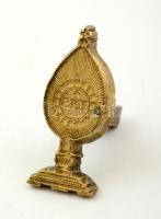 Monstrancia alakú feliratos réz pecsétnyomó, 5,5×2,5×4 cm