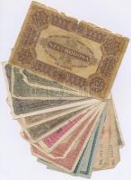 1916-1920. 15db-os vegyes korona bankjegy tétel T:III,III-,IV