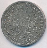 Ausztria 1878. 1Fl Ag "Ferenc József" T:2-
Austria 1878. 1 Florin Ag "Franz Joseph&q...
