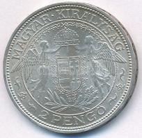 1939. 2P Ag "Madonna" T:1-,2 Adamo P7