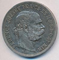 1908KB 5K Ag "Ferenc József" T:2,2- ph., kis patina Adamo K7