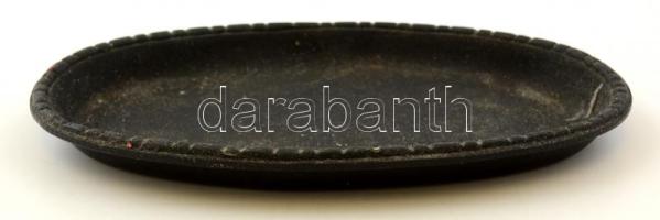 Öntött vas tál, 24×13 cm