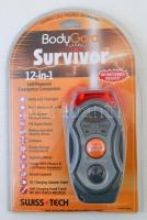 Body Gard Survivor 12in1 multifunkciós dinamós lámpa, rádió, telefontöltő, saját dobozában, újszerű állapotban.