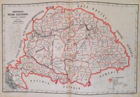 A magyar szent korona országainak megyei térképei. Rajz.: Hátsek Ignác. Bp., 1880, Rautmann Frigyes....
