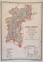 A magyar szent korona országainak megyei térképei. Rajz.: Hátsek Ignác. Bp., 1880, Rautmann Frigyes....