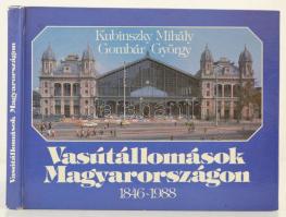 Kubinszky Mihály, Gombár György: Vasútállomások Magyarországon. Épületek 1846-1988. Bp., 1989, Idegenforgalmi Propaganda és Kiadó Vállalat. Kiadói kartonált papírkötés.