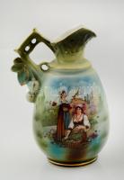 Régi kiöntő, matricás, kopott, jelzés nélkül, m:16 cm