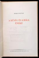 Zelk Zoltán: A hűség és a hála éneke. Bp., é.n., Athenaeum. Kiadói kartonált papírkötés.