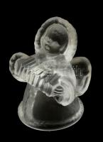 Harmonikázó angyalka, formába préselt, hibátlan, m:8 cm