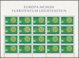 Europa CEPT mini sheet, Europa CEPT kisív