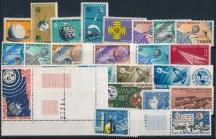 Space Research 1963-1966 9 sets + 11 stamps Űrkutatás 1963-1966 9 klf sor + 11 klf önálló érték 2 db...