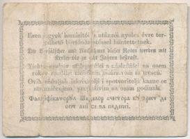 1849. 15kr "Kossuth bankó" T:III- tűly.
Adamo G102