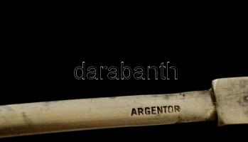 Argerntor fém levélbontó kés, jelzett, h: 15 cm