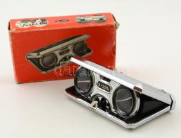 Japán Sport Glass 3x25 m/m színházi látcső, eredeti dobozában, jó állapotban