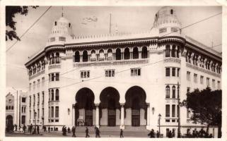 Algiers, Alger; Hotel des Postes / Post Office (ragasztónyomok / glue marks)