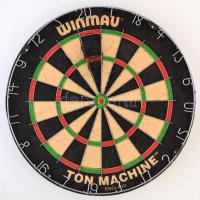 Winmau versenydarts tábla 3 db nyíllal, kis hiánnyal, d: 45 cm