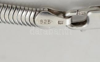 Ezüst(Ag) kígyó nyaklánc, jelzett, h: 40,5 cm, nettó: 12 g