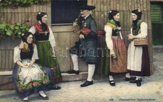 Odenwälder Volkstrachten / German folklore from Odenwald, traditional costumes (EK)