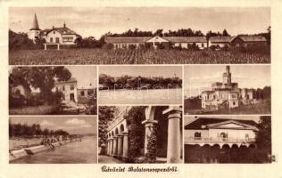 1948 Balatonszepezd, Szepezd; Dr. Sebestyén kastély, Heinrich-kúria, strand (EK)