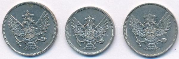 Montenegró 1914. 10p Ni + 1906-1914. 20p Ni (2xklf) T:1-,2
Montenegro 1914. 10 Para Ni + 1906-1914....