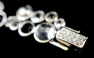 Swarovski kristály nyaklánc és karkötő szett. Leírással,  díszdobozban / Crystal set of necklace, br...