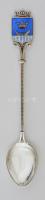 Ezüst(Ag) "Helsinki" emlékkanál, jelzett, h: 11,3 cm, bruttó: 10 g