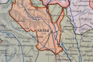 1941 Abaúj-Torna vármegye térképe, 1:270000, Kókai Lajos, 46×31 cm