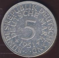 NSZK 1951F 5M Ag T:3 kis ph.