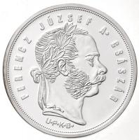 DN "Ferenc József ezüst forintjai" sorozat: 1868KB 1Ft ezüstözött Cu-Zn "Angyalos cím...