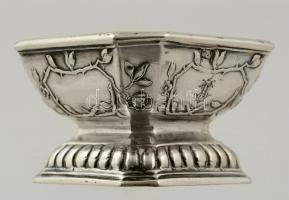 Ezüst (Ag.) fűszertartó párban, jelzett,  5×5 cm (2×),  együtt nettó:88 g