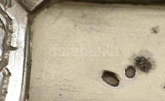 Ezüst (Ag.) fűszertartó párban, jelzett,  5×5 cm (2×),  együtt nettó:88 g