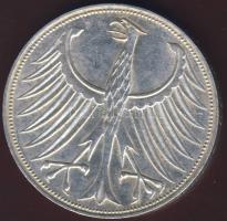 NSZK 1968D 5M Ag T:2/3+