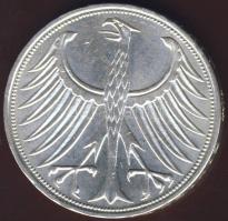 NSZK 1970J 5M Ag T:1/2