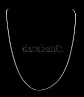 Ezüst(Ag) kígyó nyaklánc, jelzett, h: 50 cm, nettó: 17,2 g