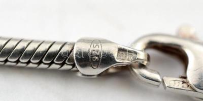 Ezüst(Ag) kígyó nyaklánc, jelzett, h: 50 cm, nettó: 17,2 g