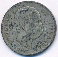 Olaszország 1887M 1L Ag "I. Umberto" T:2-,3
Italy 1887M 1 Lira Ag "Umberto I" C...