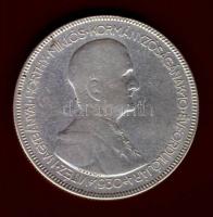 1930. 5P Ag "Horthy jobbra" T:3